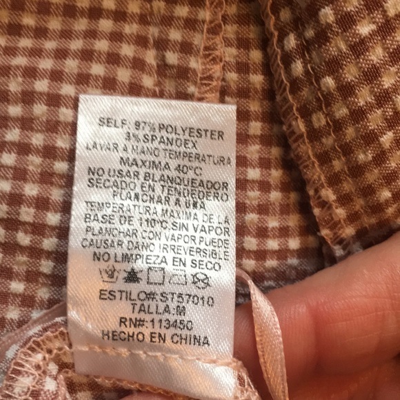 LULUMARI pink/mauve and white checked pants - Picture 8 of 12